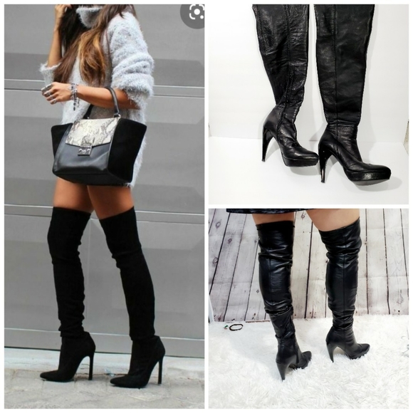 zara over the knee boots review
